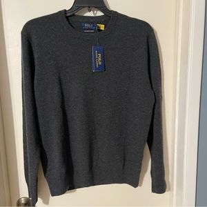 Polo Ralph Lauren Mens Washable Cashmere Crewneck Sweater Size: S